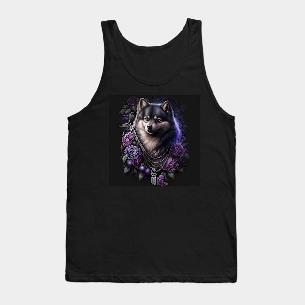 Finnish Lapphund Purple Magic Tank Top by Enchanted Reverie